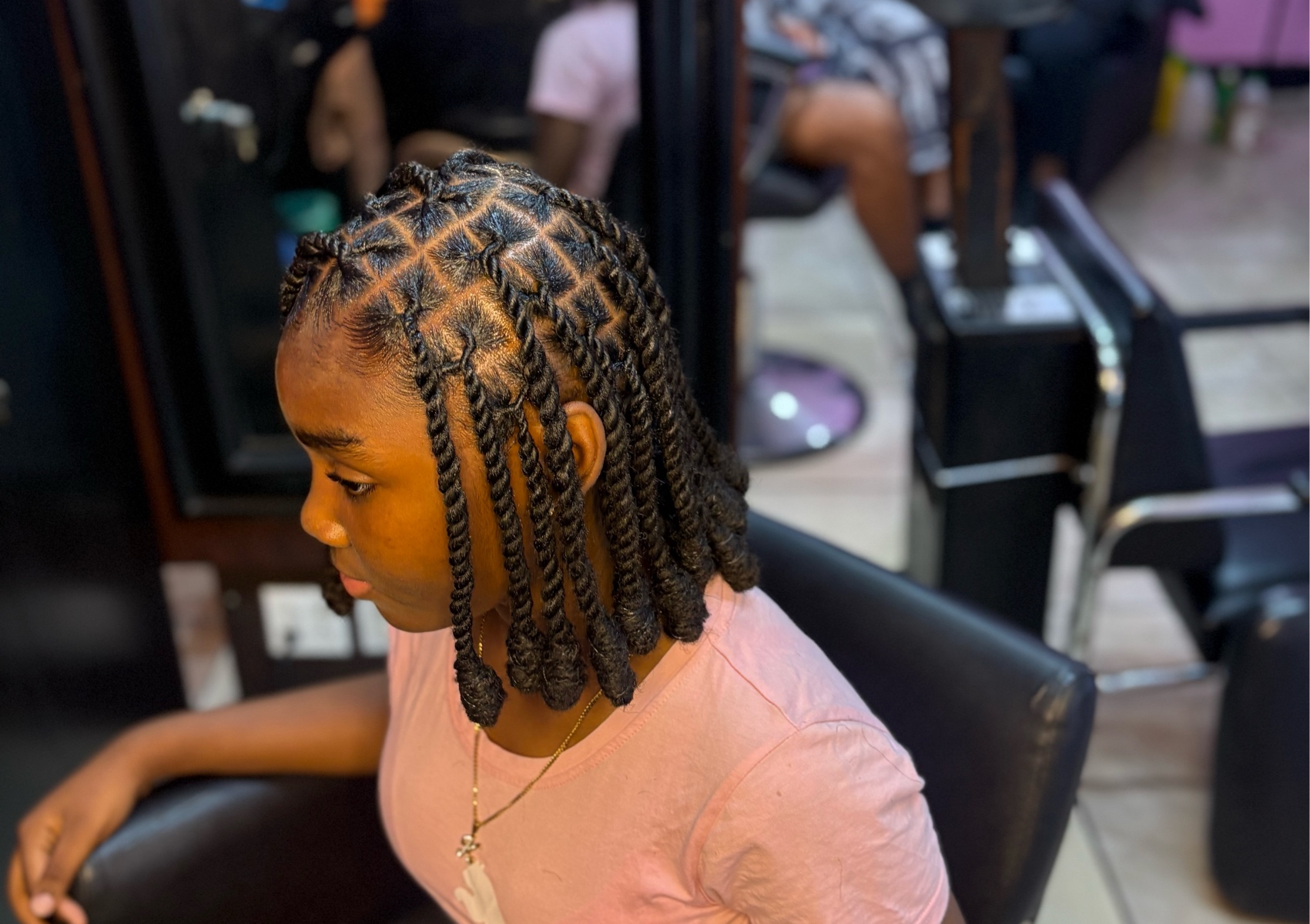 Kid’s invisible Locs 