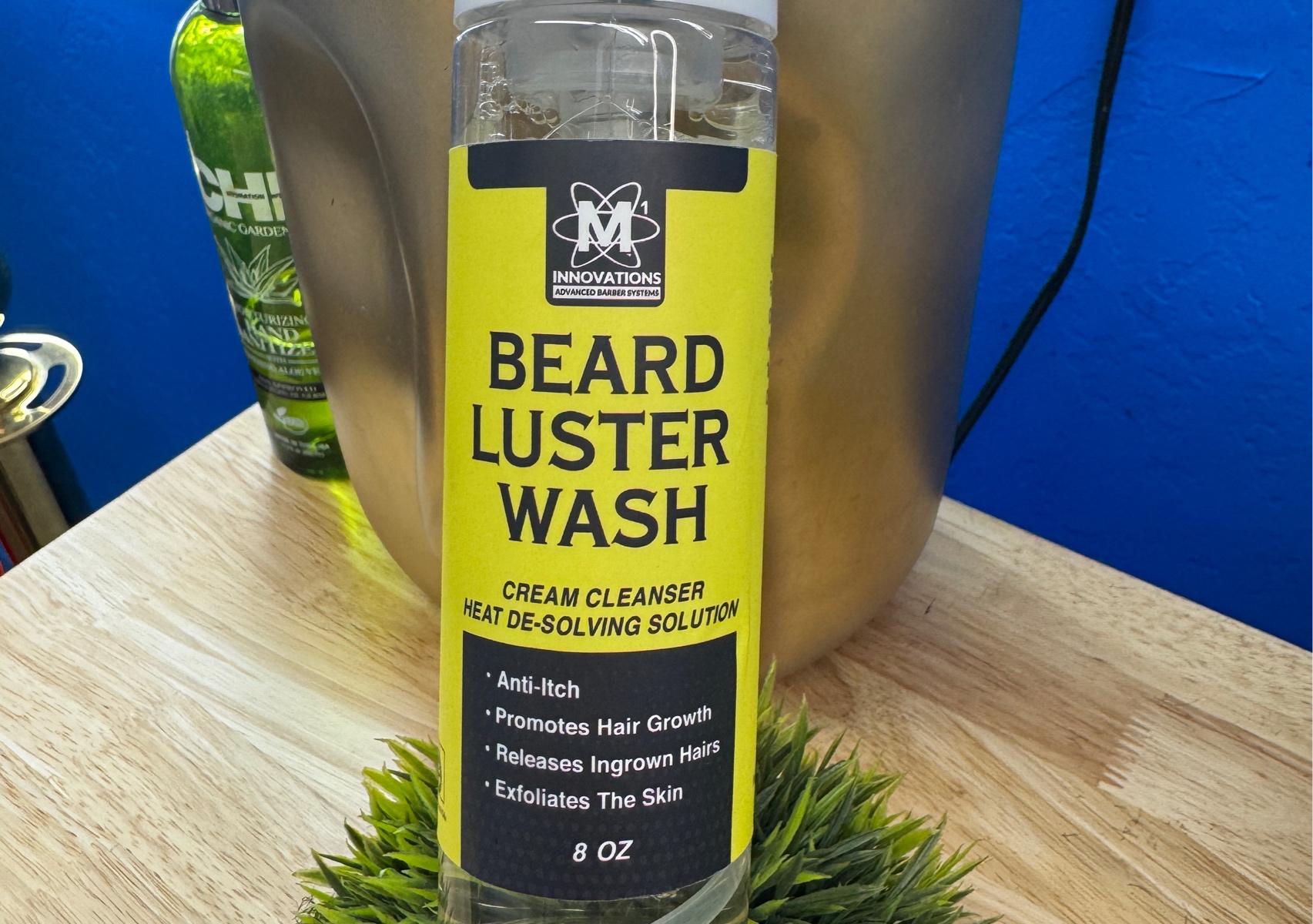 Beard luster wash