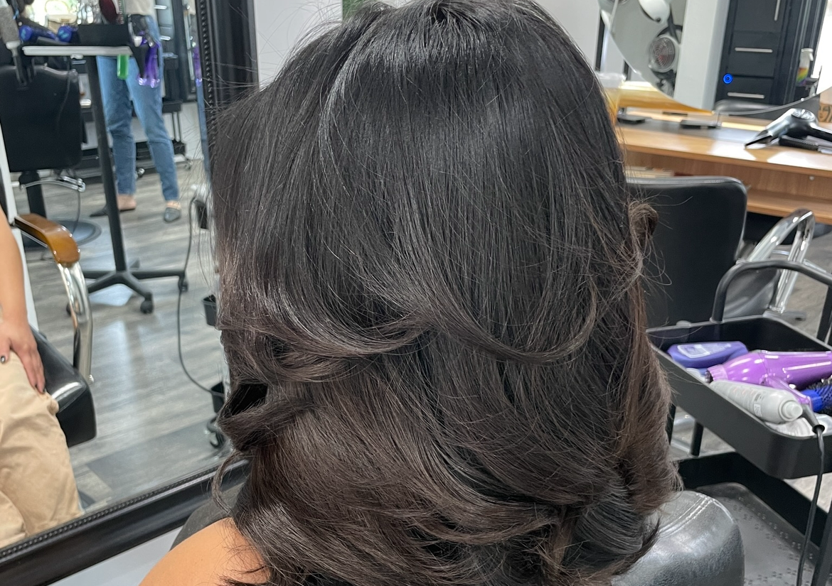 blowout (in salon)