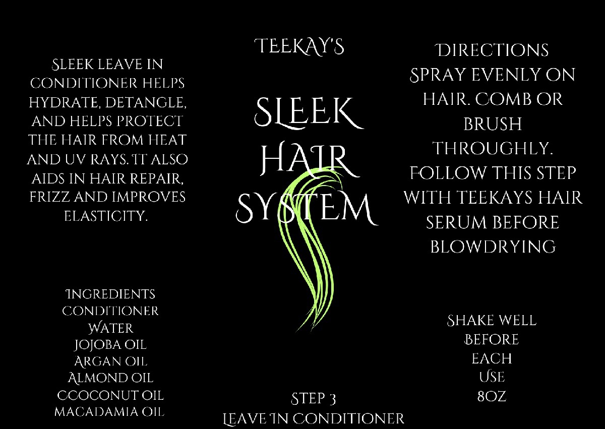 Sleek leave in conditioner