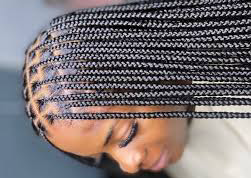 Medium mid back knotless