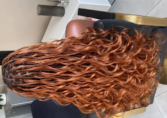 French curls boho midback