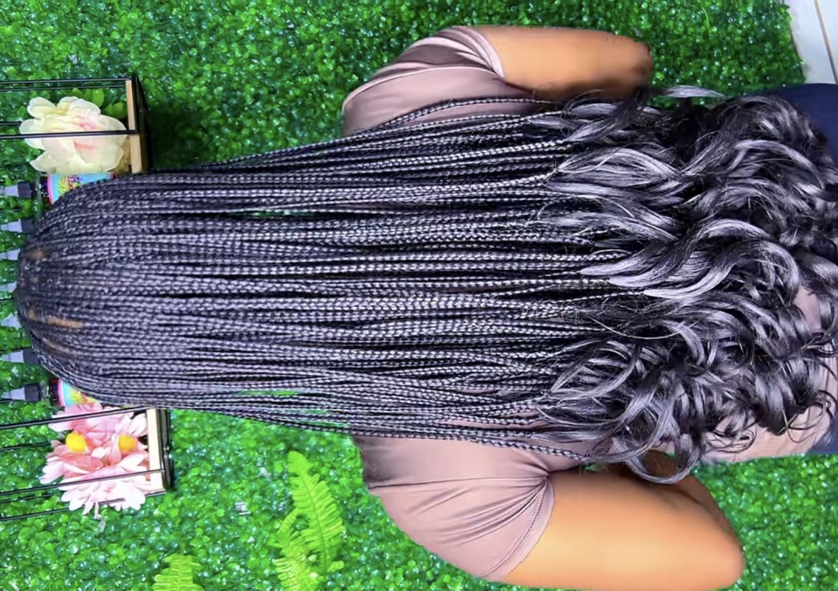 French curls ( no boho ) midback