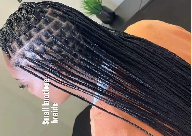 Small mid back knotless