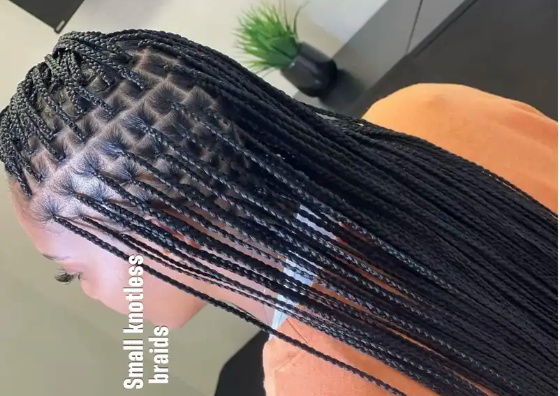 Small waist length knotless