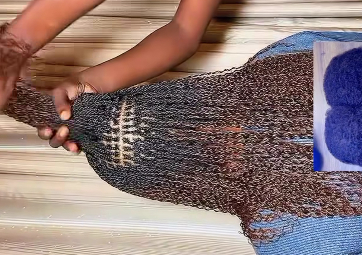 Afro twist humans hair 