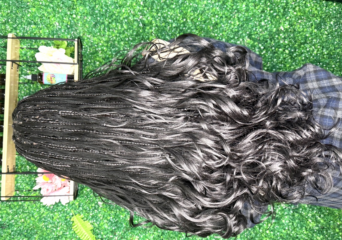 French curl boho ( midback )