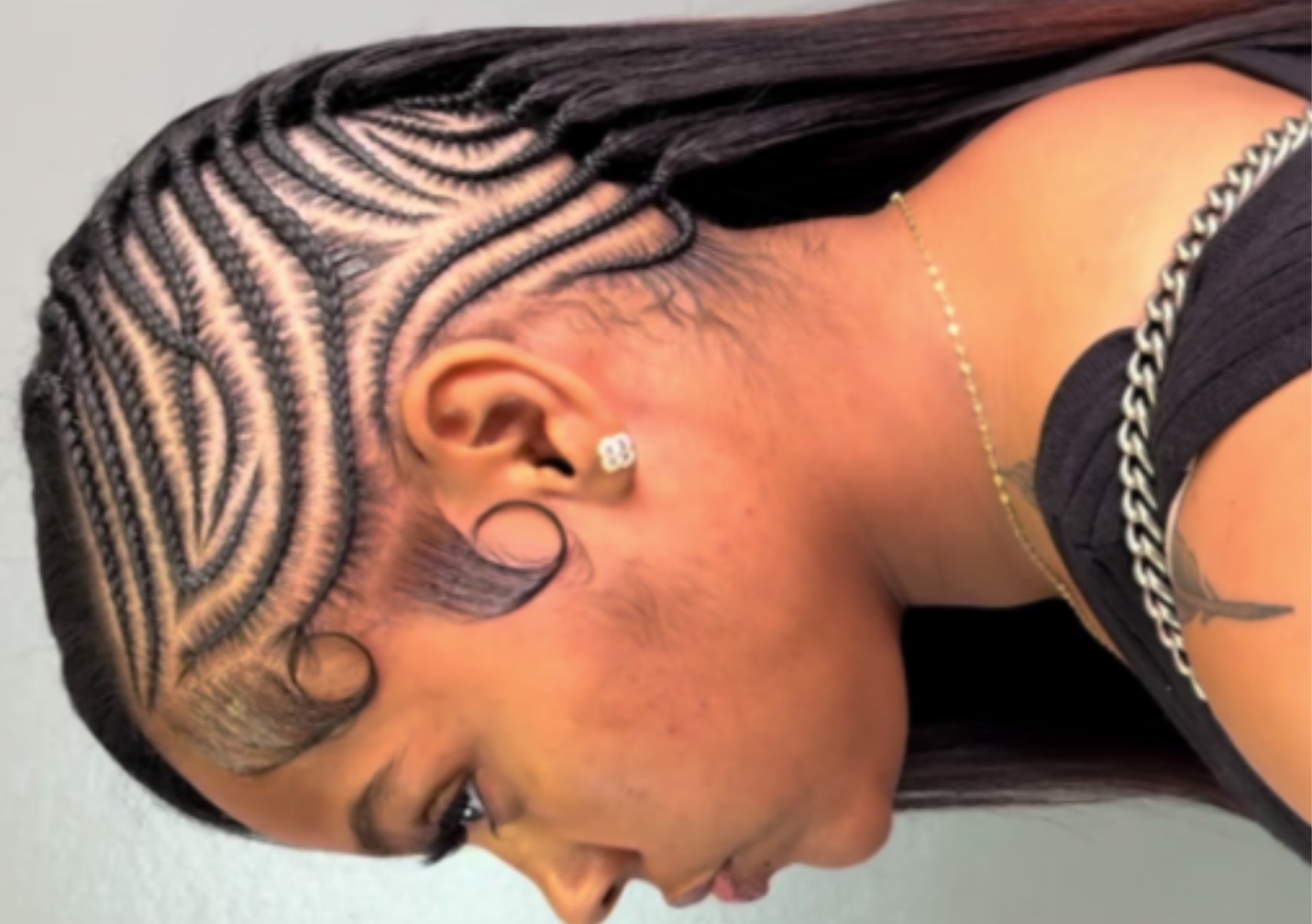 Baby kaely braids ( synthetic hair included 