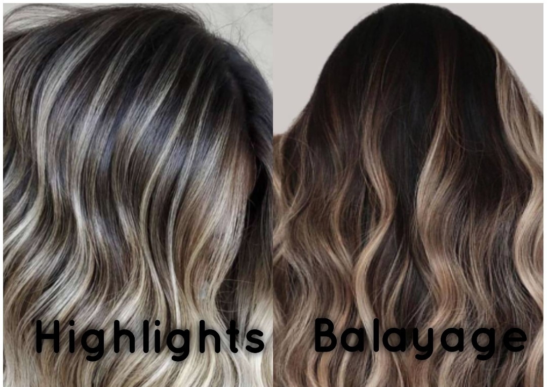 Partial Highlights or Balayage