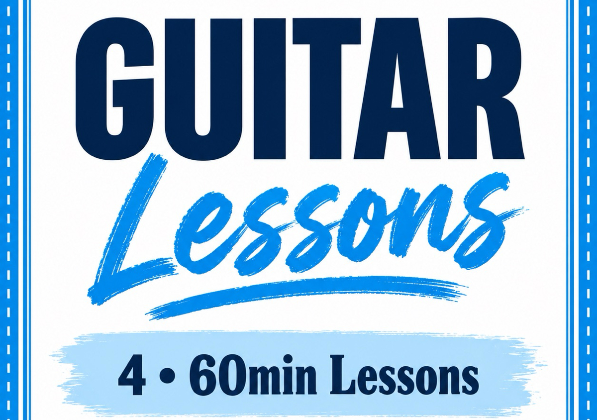 Guitar: 4x60min Lessons