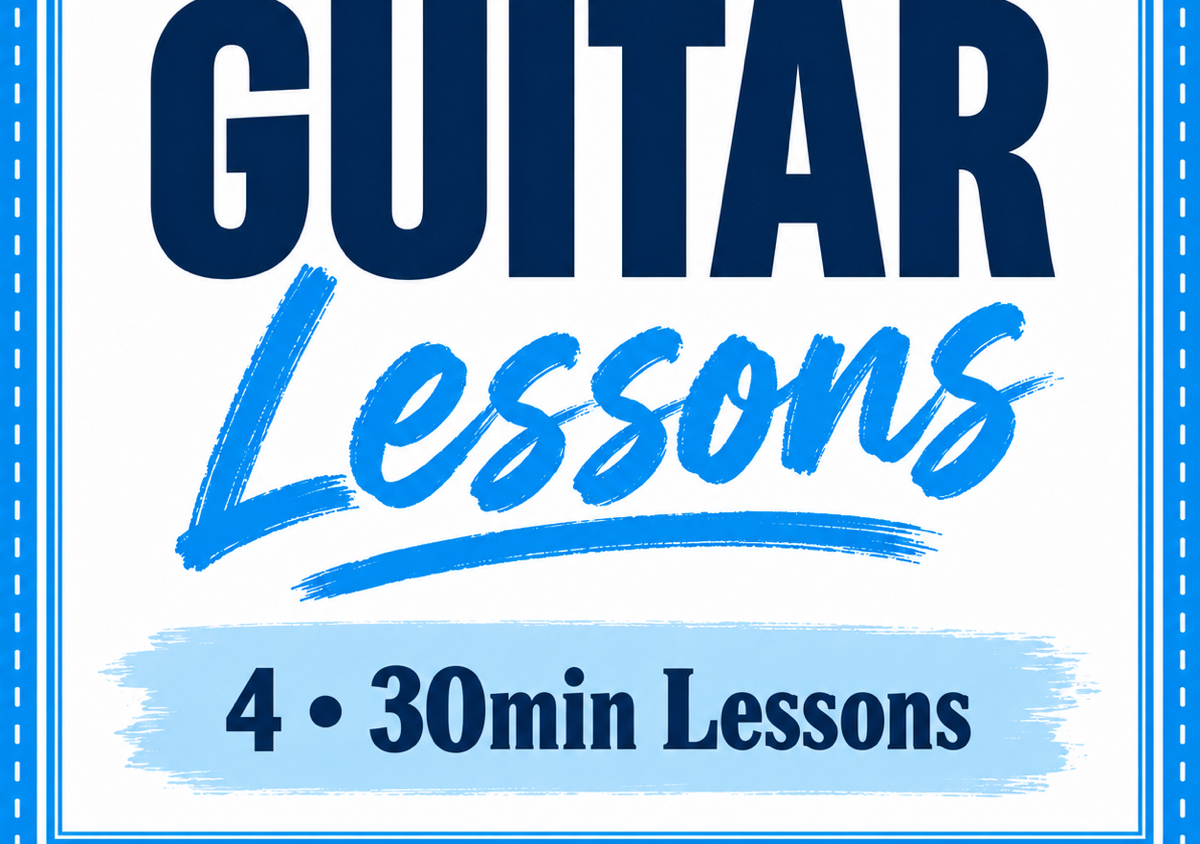 Guitar: 4x30min Lessons