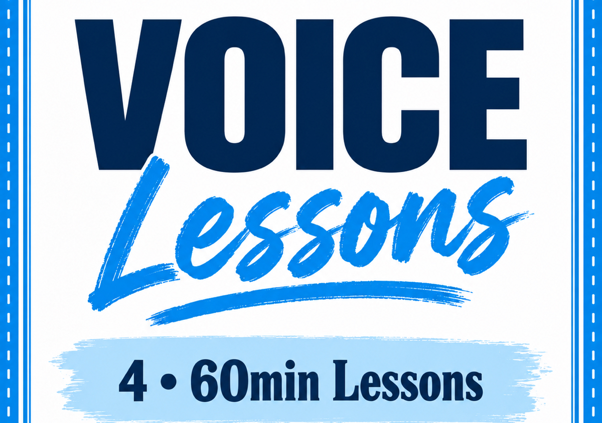 Voice: 4x60min Lessons
