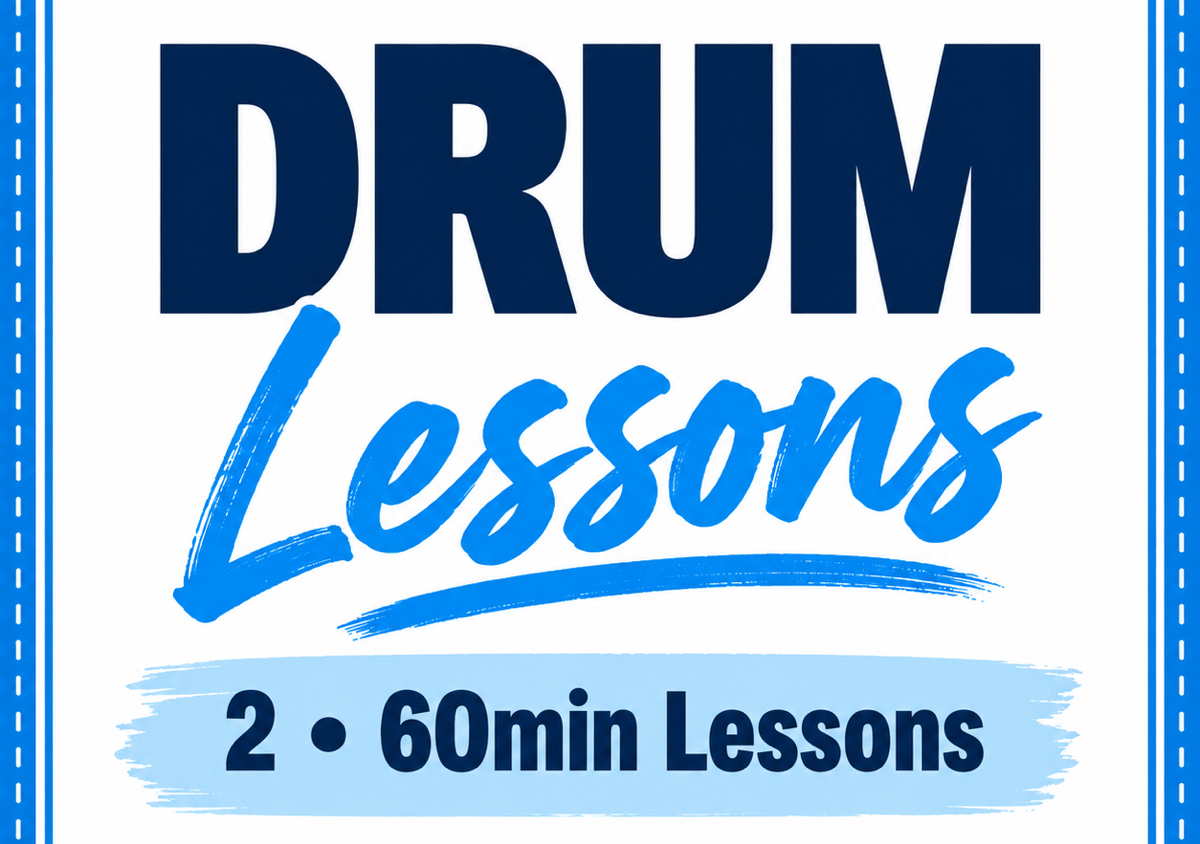 Drums: 2x60min Lessons