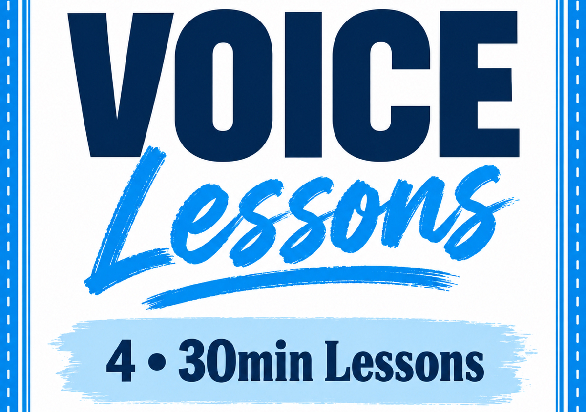 Voice: 4x30min Lessons