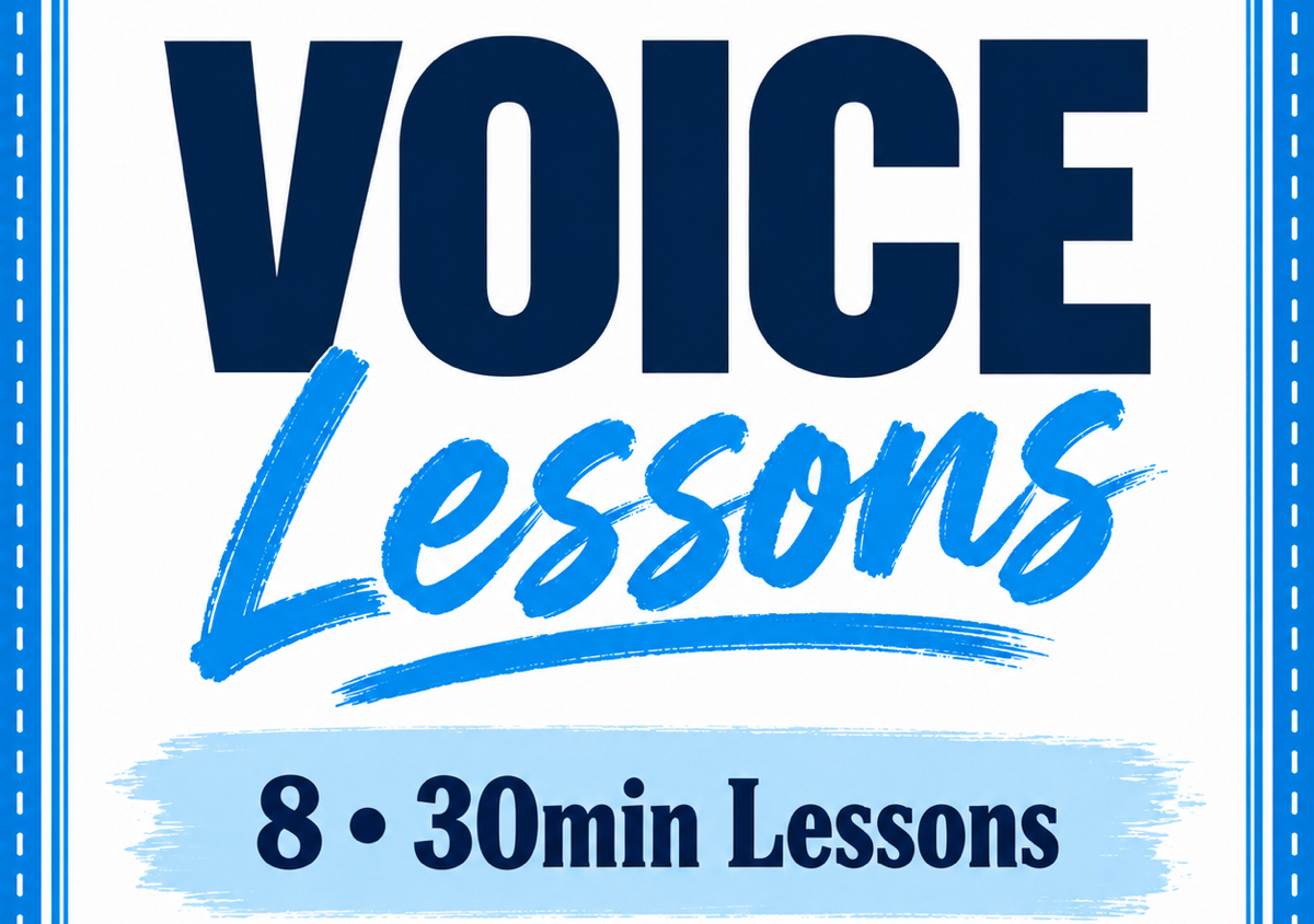 Voice: 8x30min Lessons