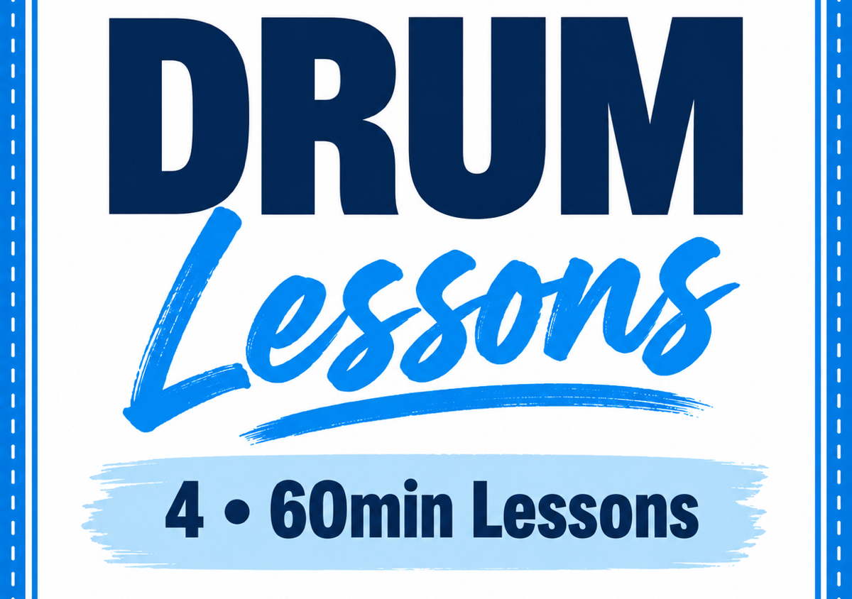 Drums: 4x60min Lessons