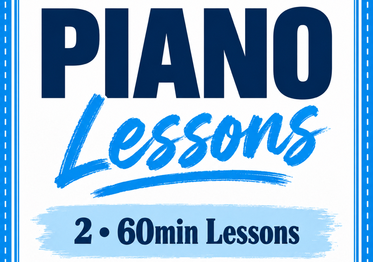 Piano: 2x60min Lessons
