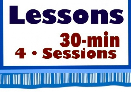 30 min Lessons - 4 Sessions