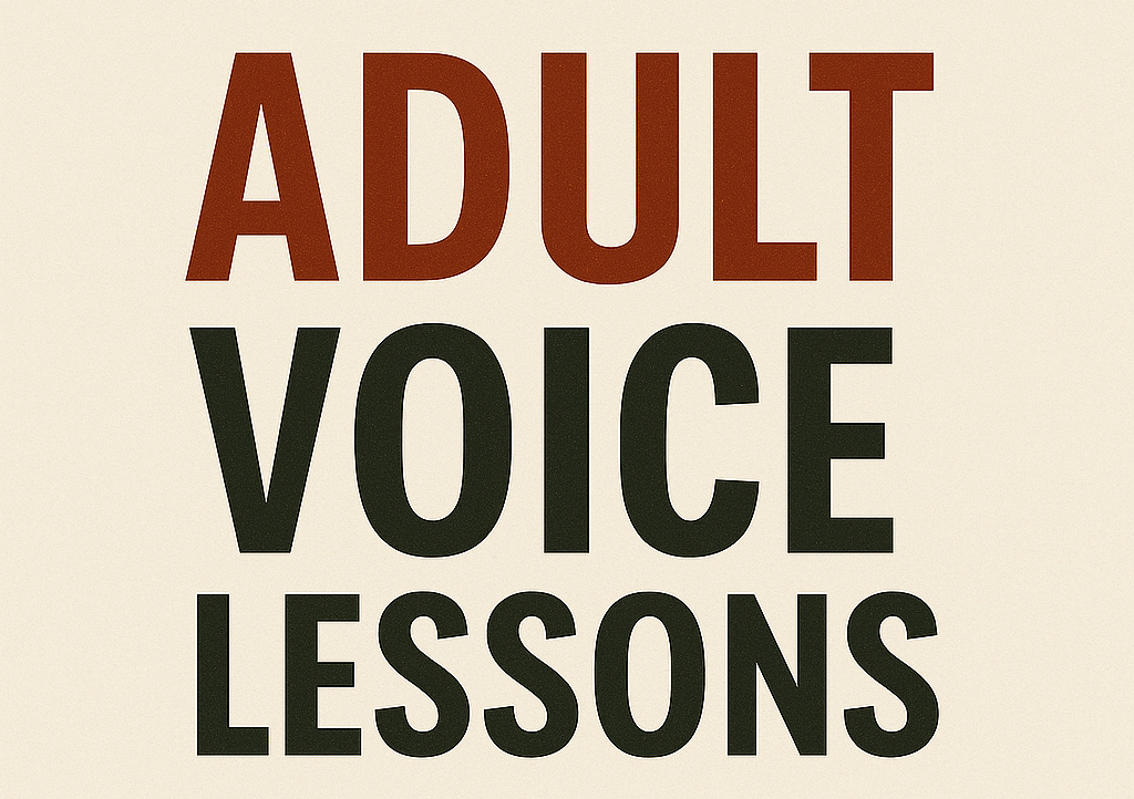 VOICE FOR ADULTS -60min Lessons
