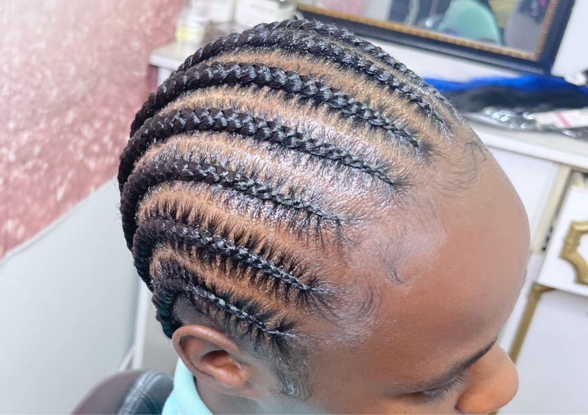 6-10 Straight Back Cornrow Braids 