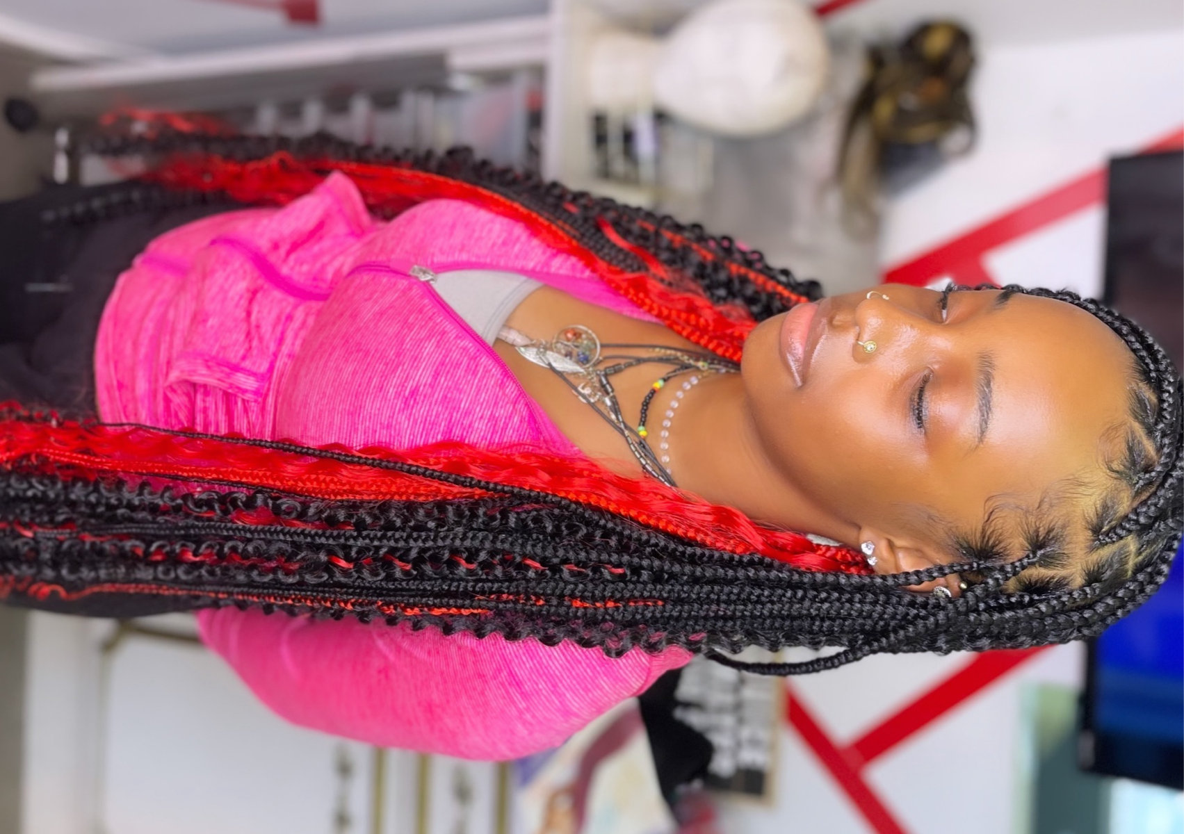 Medium Boho Knotless Waist length 