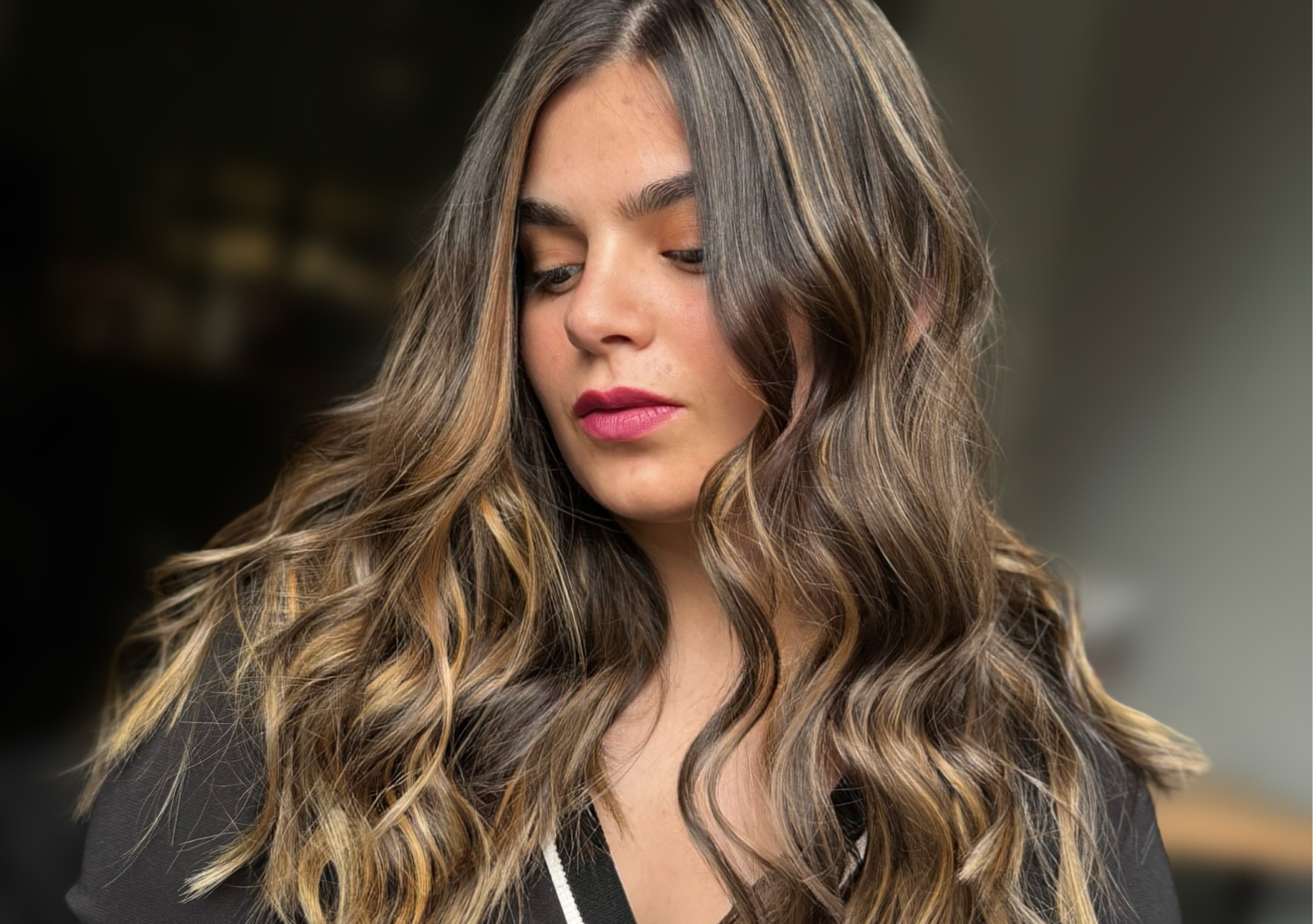 Tehnica balayage partiala (contouring)