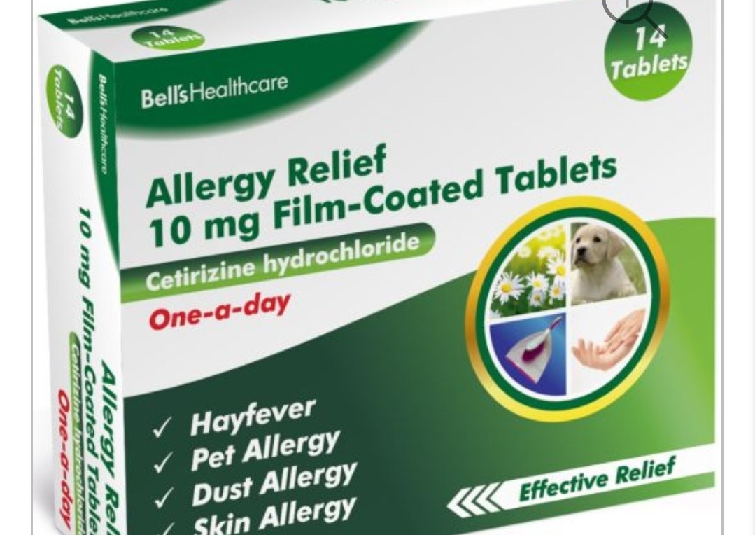 Antihistamine allergy relief 