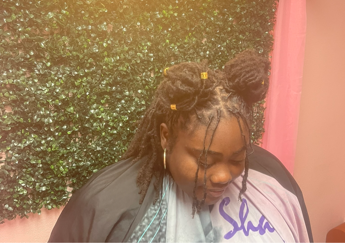 Loc retwist w/ STYLE 