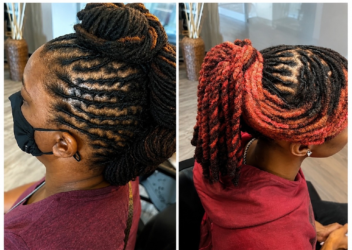 Loc Style: Updo Custom 