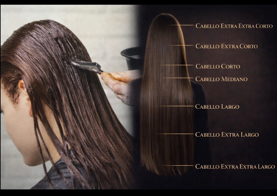 Color full y blower extra extra largo ( cabello pasando el nivel de los codos)