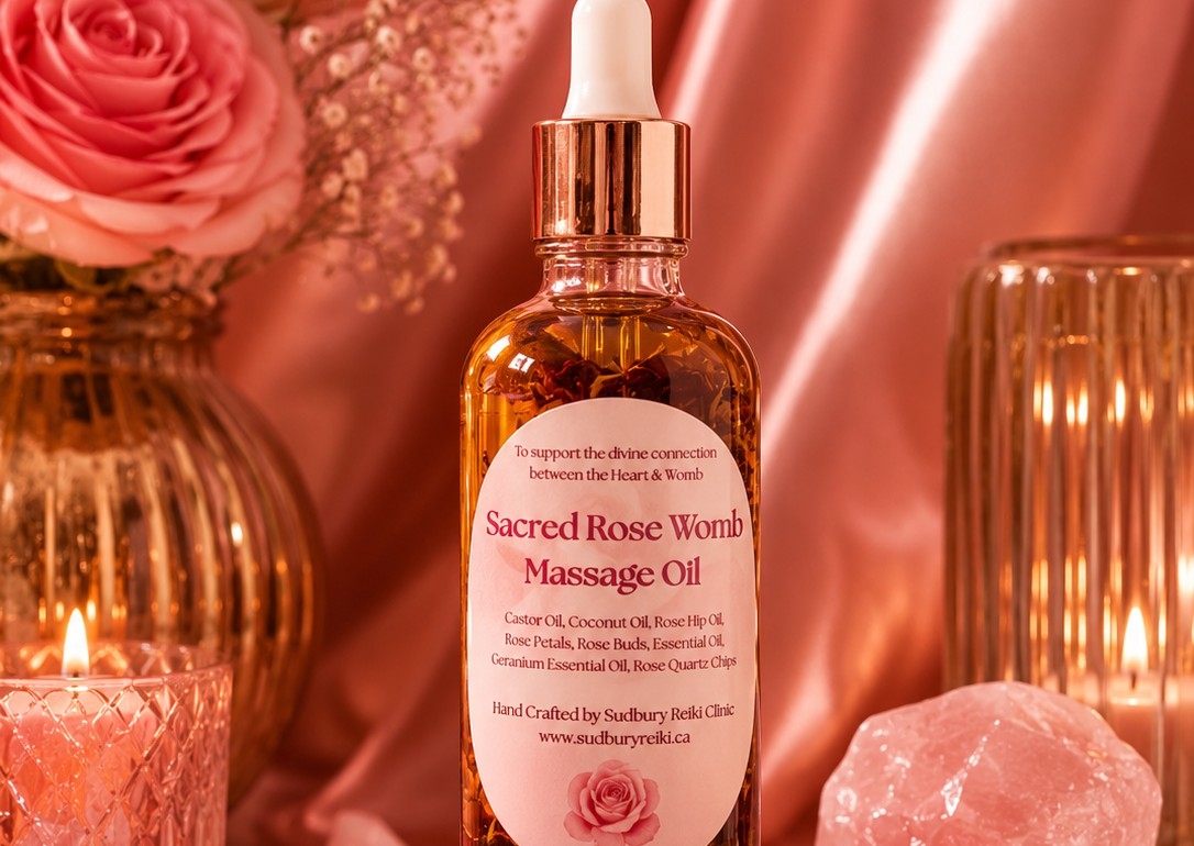 Sacred Rose Womb Massage Oil