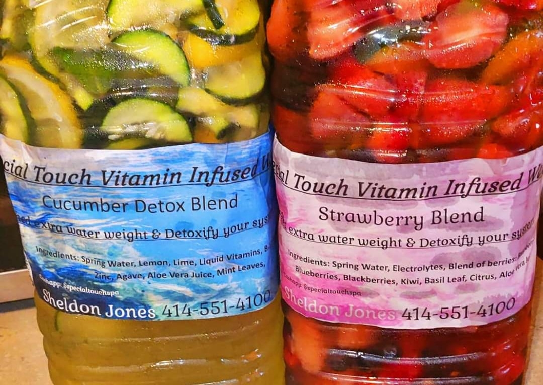 Vitamins infuse detox waters 