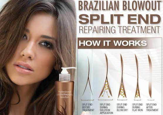 Brazilian blowout split end treatment add on