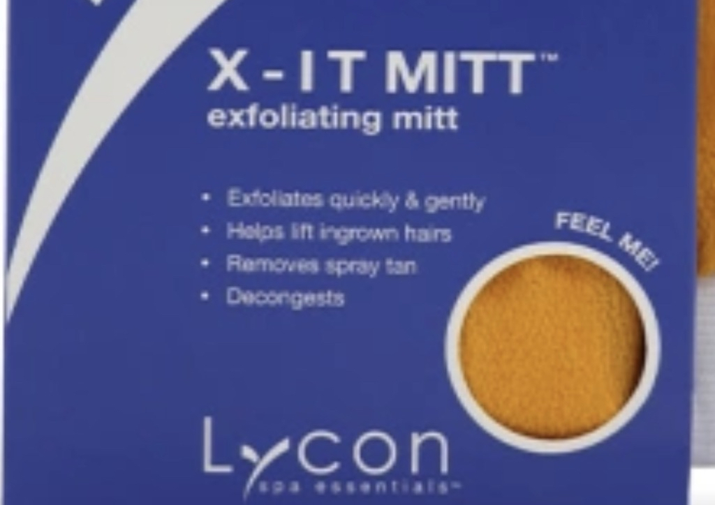 Lycon Spa Essentials - X-it Mitt exfoliating mitt