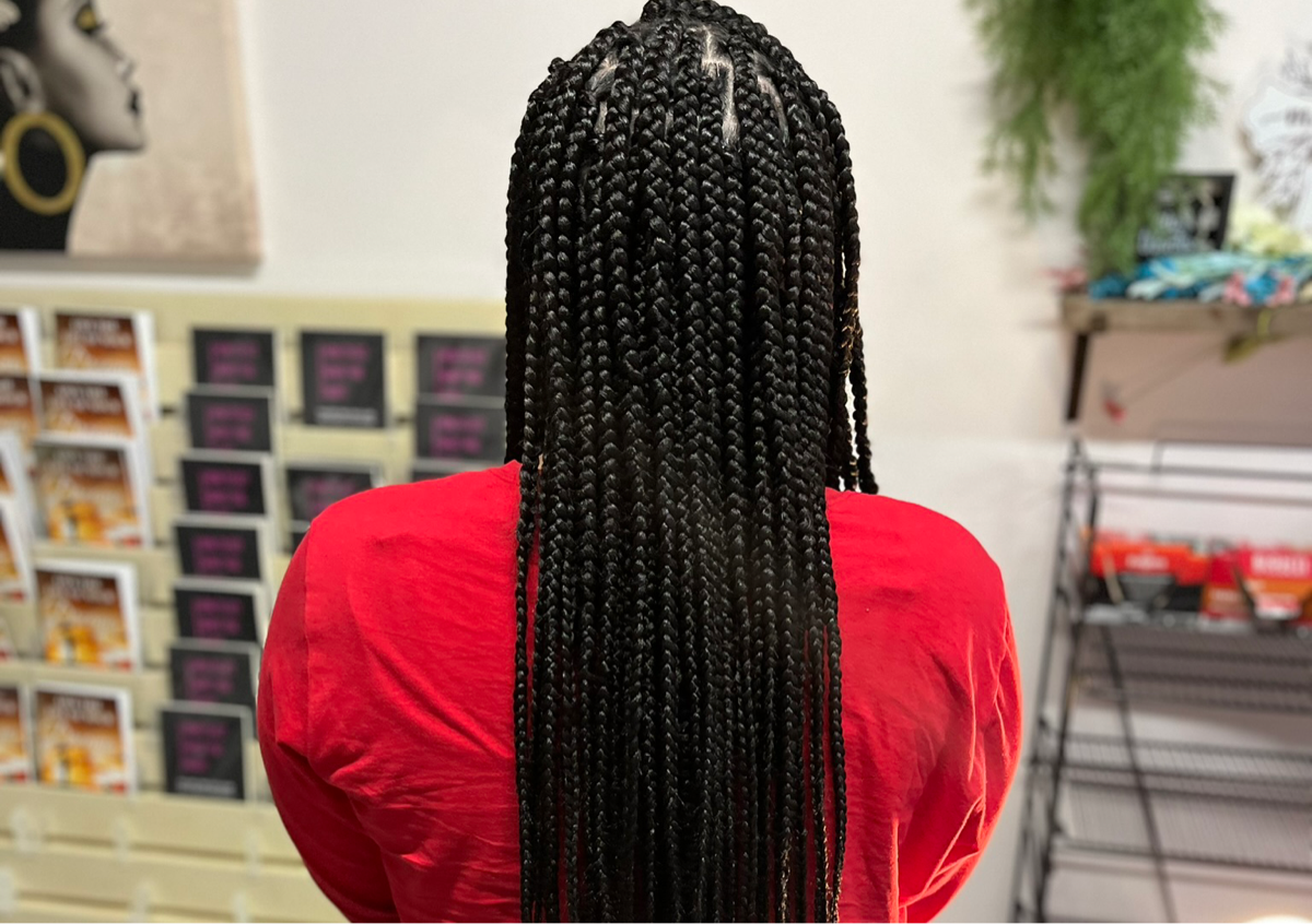 Box braids By Time. Consultation required * $50/ Hour 