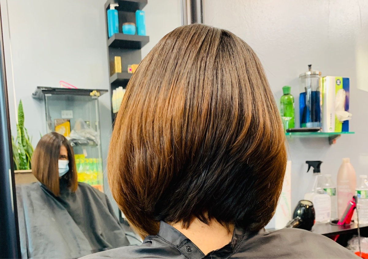 Bob haircuts or layers including wash&Styles 70+up