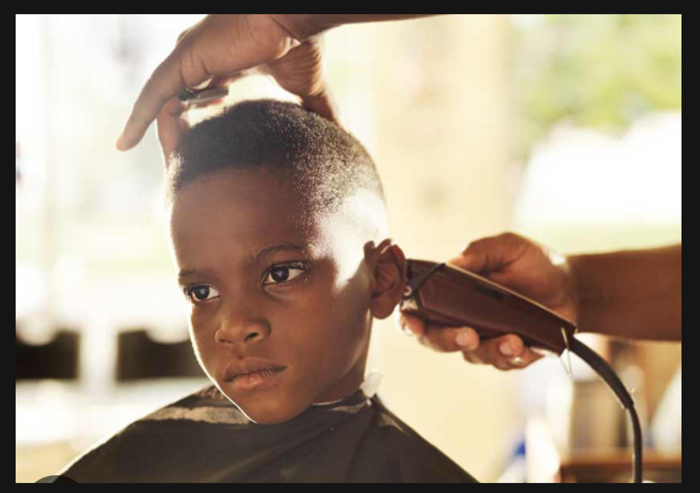 Kid haircut