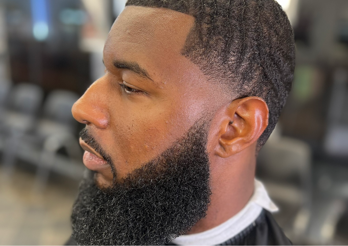 Haircut & Mustache/Beard