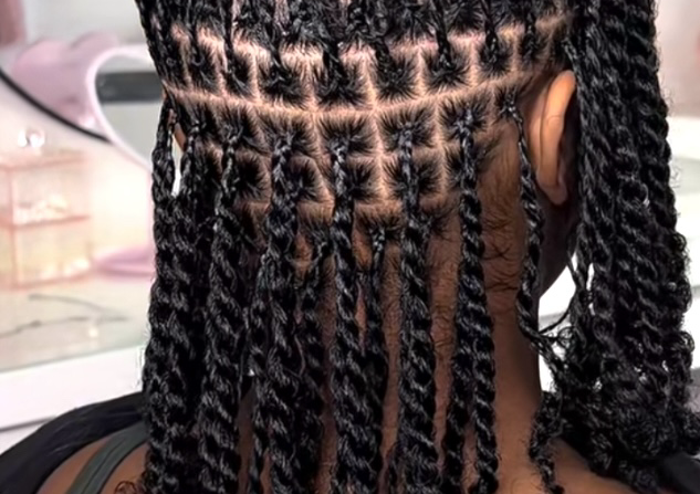 Natural Style (Medium) Braids or Flat Twists Only