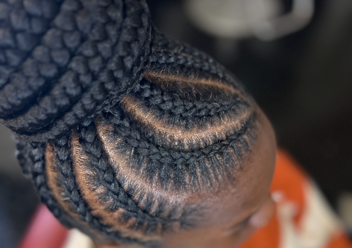 Feed-in Stitch Ponytail/Bun (Hair Included)