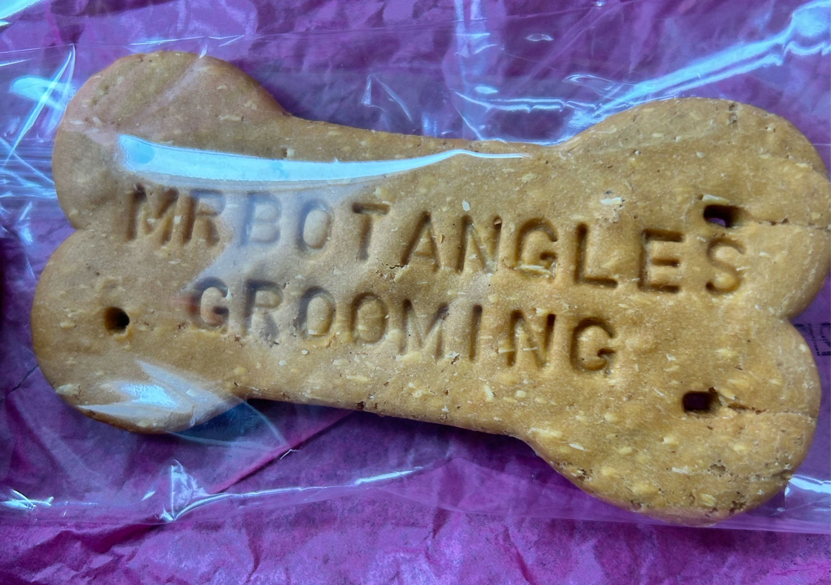 Large peanut butter bones