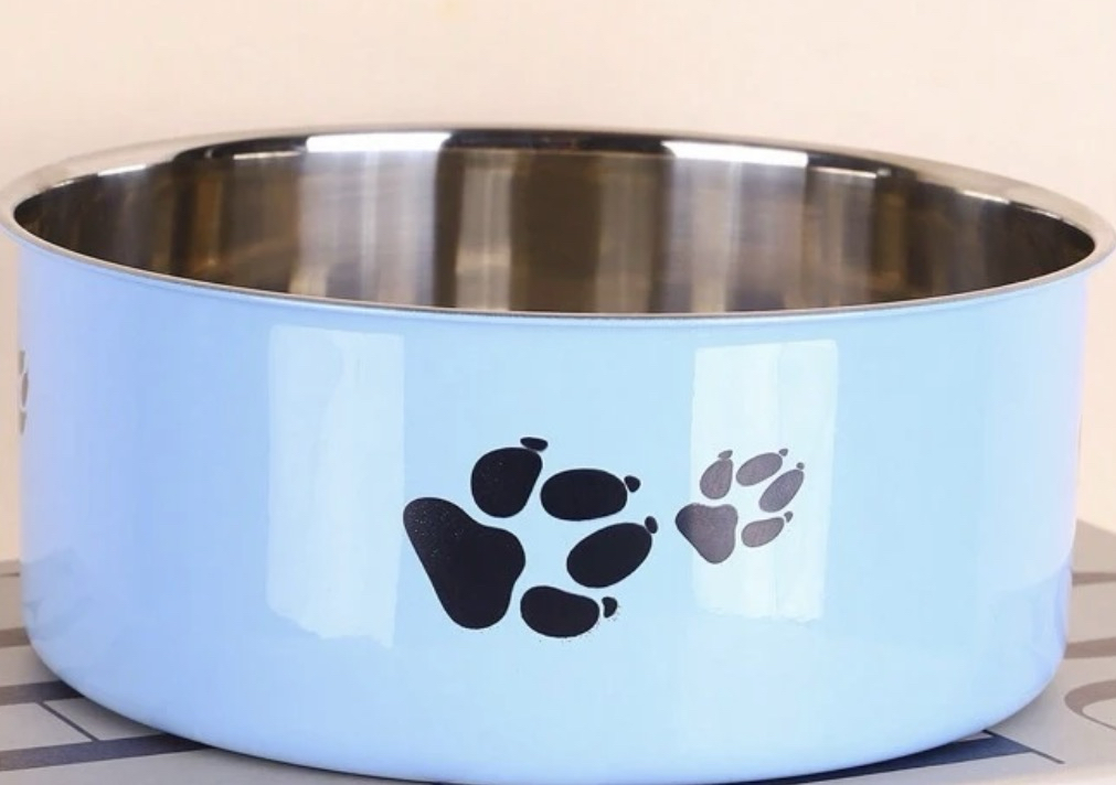 Medium Dog Bowl ~ Baby Blue