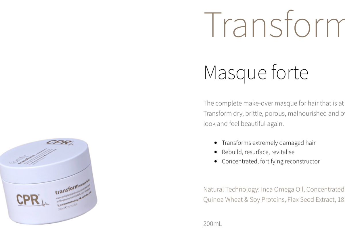 Fortify Masque 200mls RR $29.95