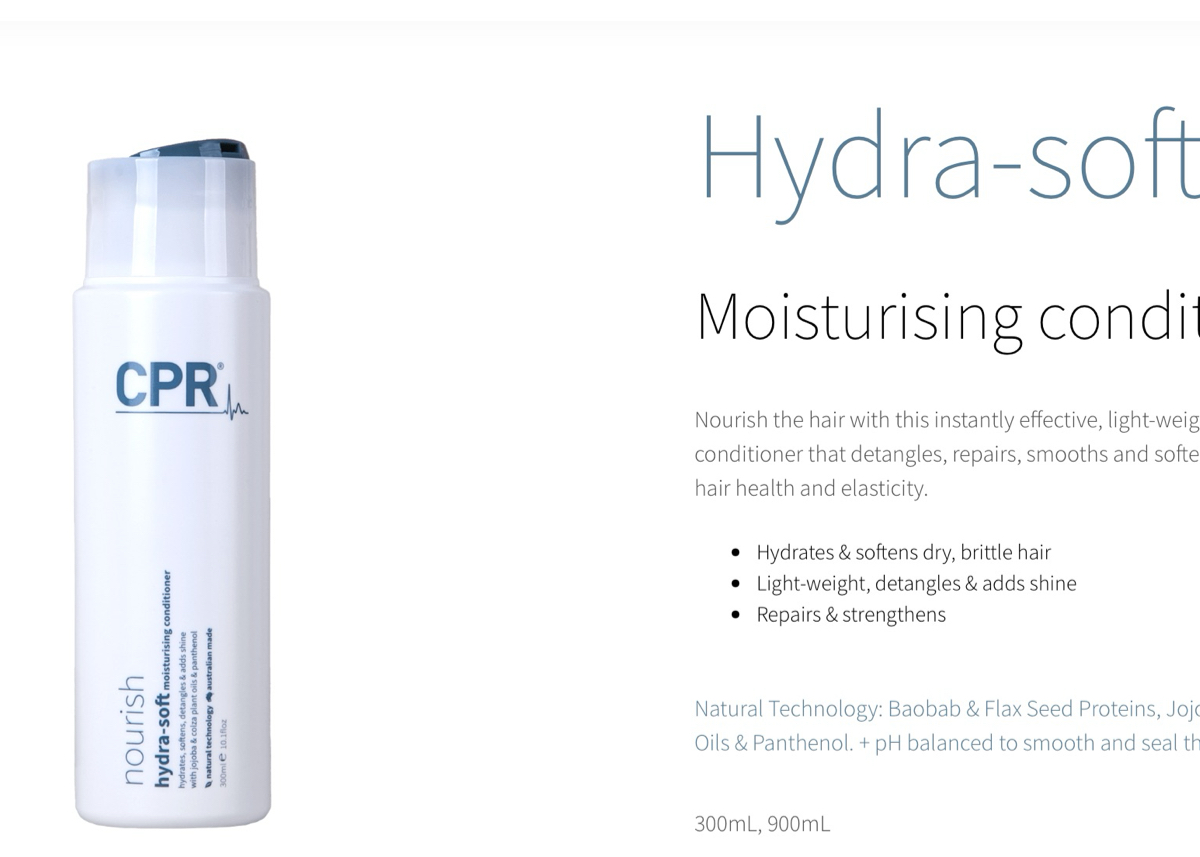 Nourish  Hydra-Soft Moisturising conditioner