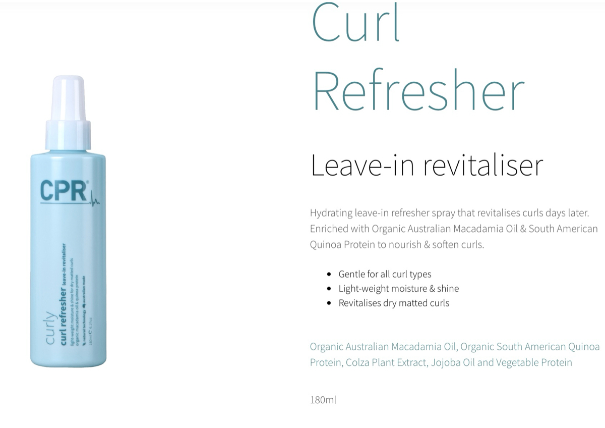 Cpr Curl Refresher Leave-in 180 Mls RR $25.95