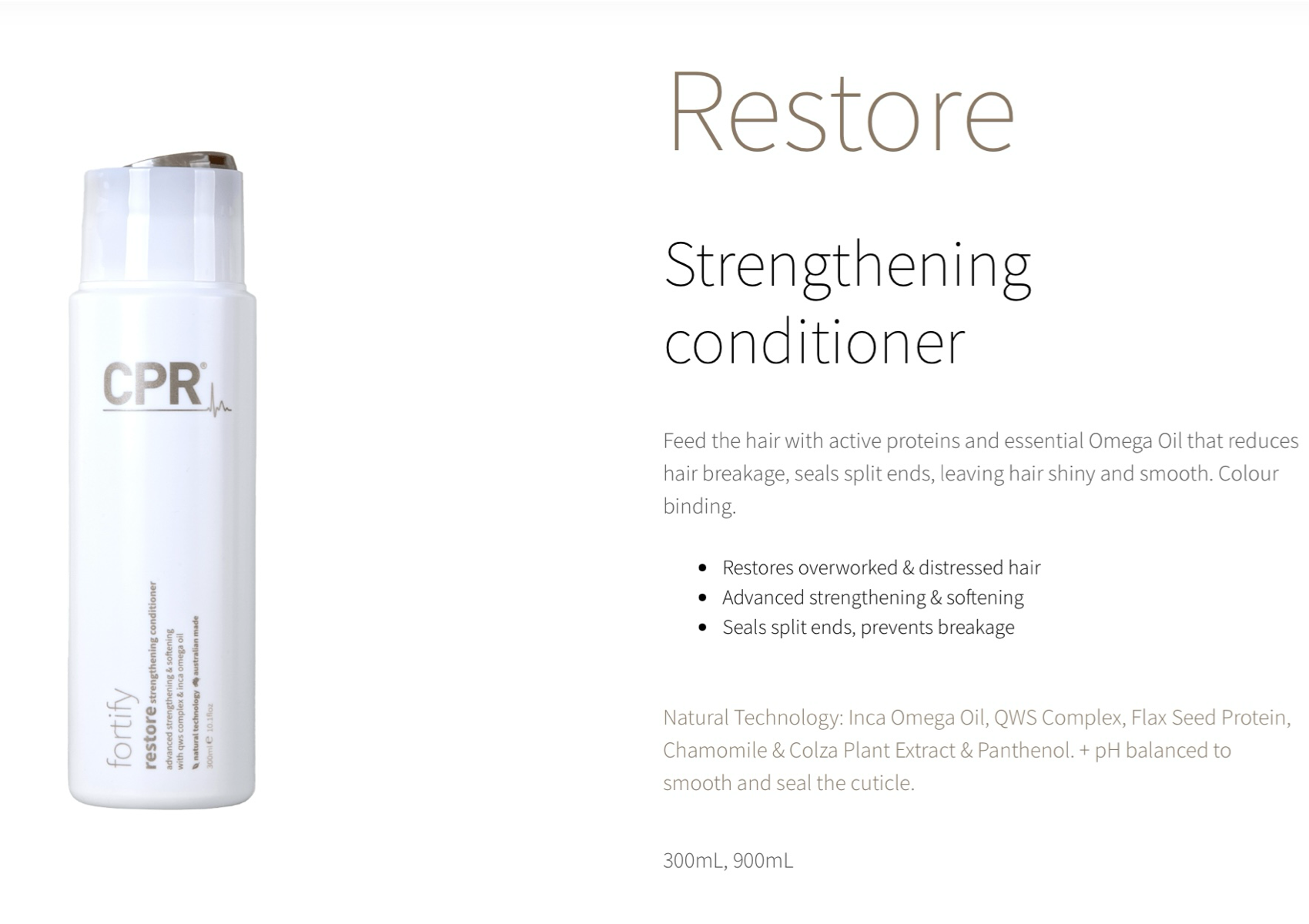 Fortify Conditioner Strengthening 300mls RR $27.95