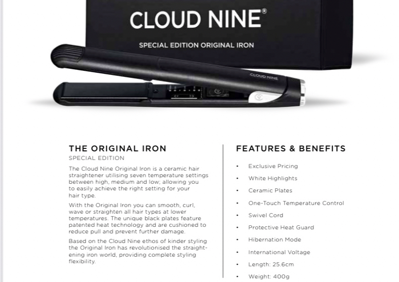 Cloud nine original iron