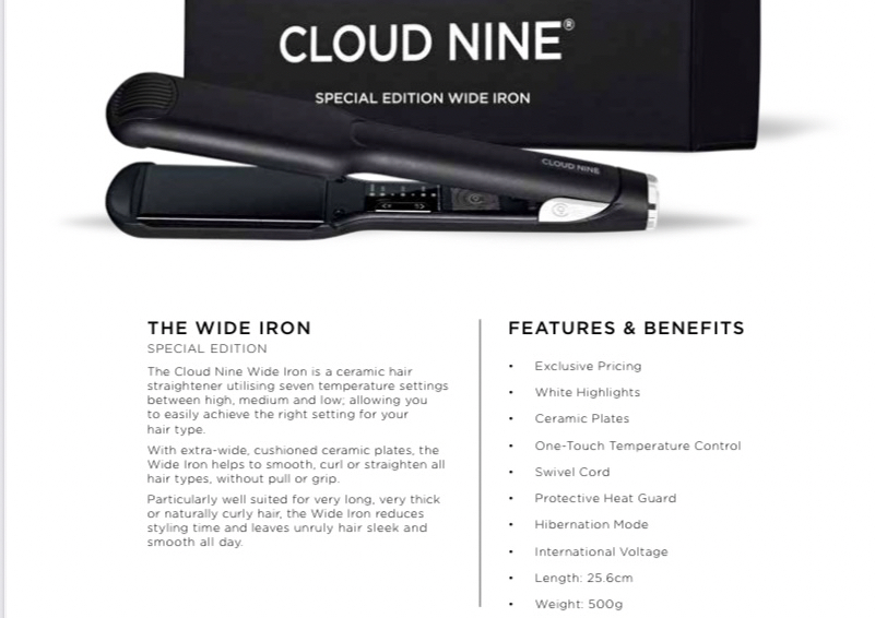 Cloud nine wide iron