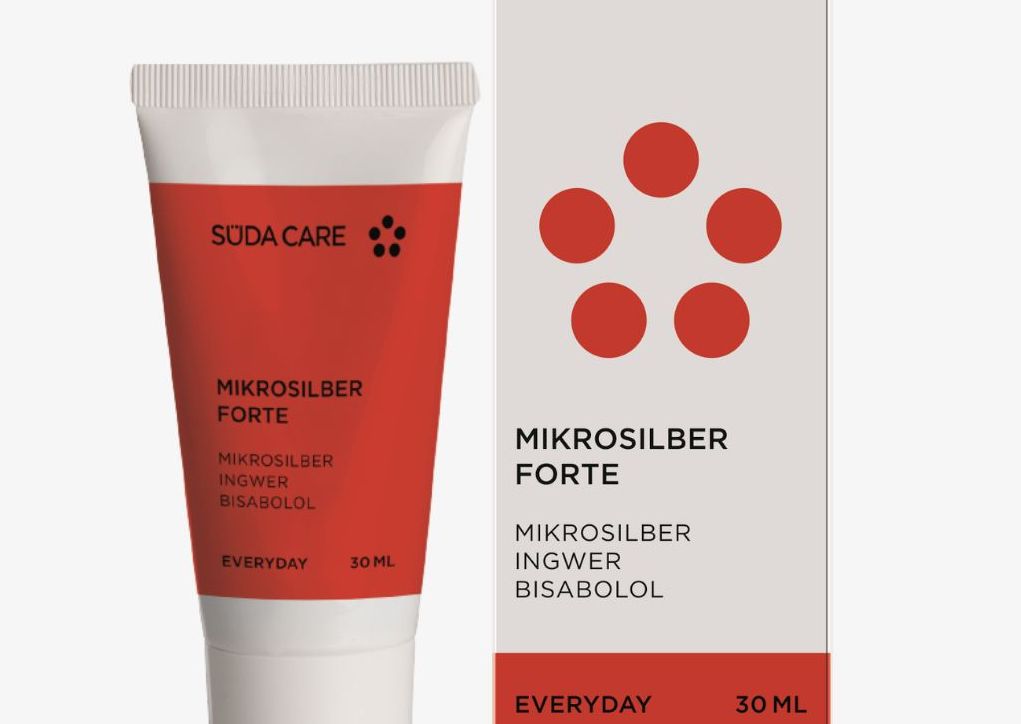 Kremas grybelio pažeistai odai SÜDA EVERYDAY Mikrosilber Forte