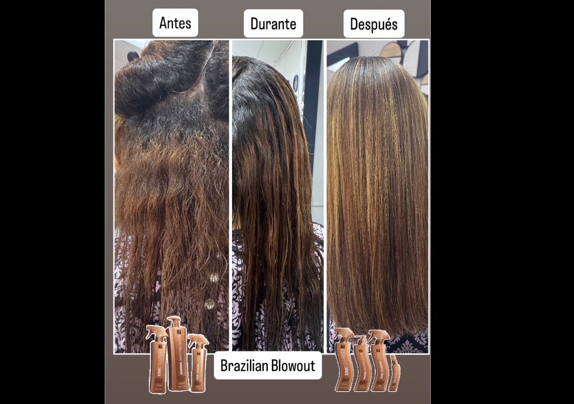 Brazilian Blowout  (proceso doble )
